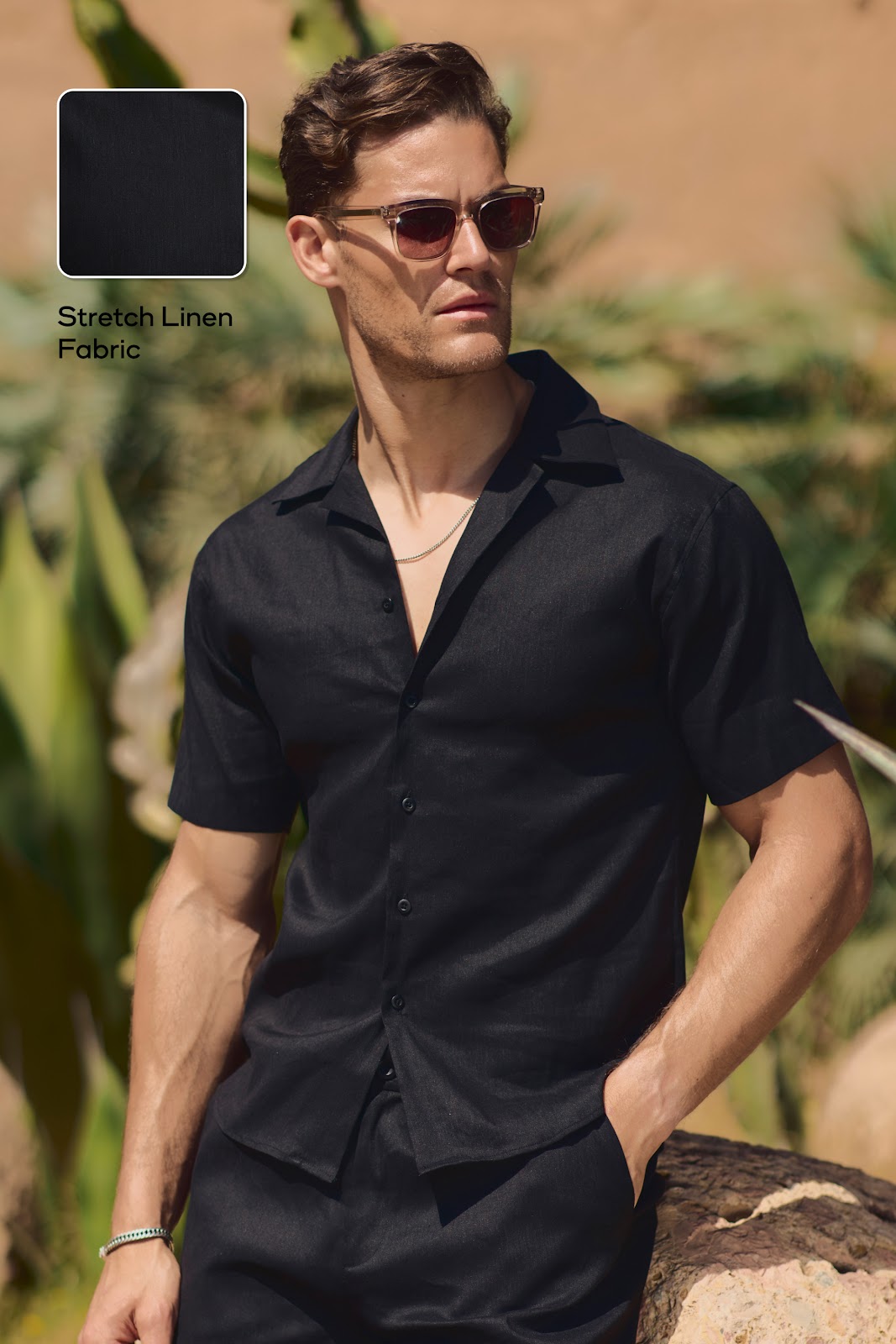 THE LINEN SHORT SLEEVE SHIRT